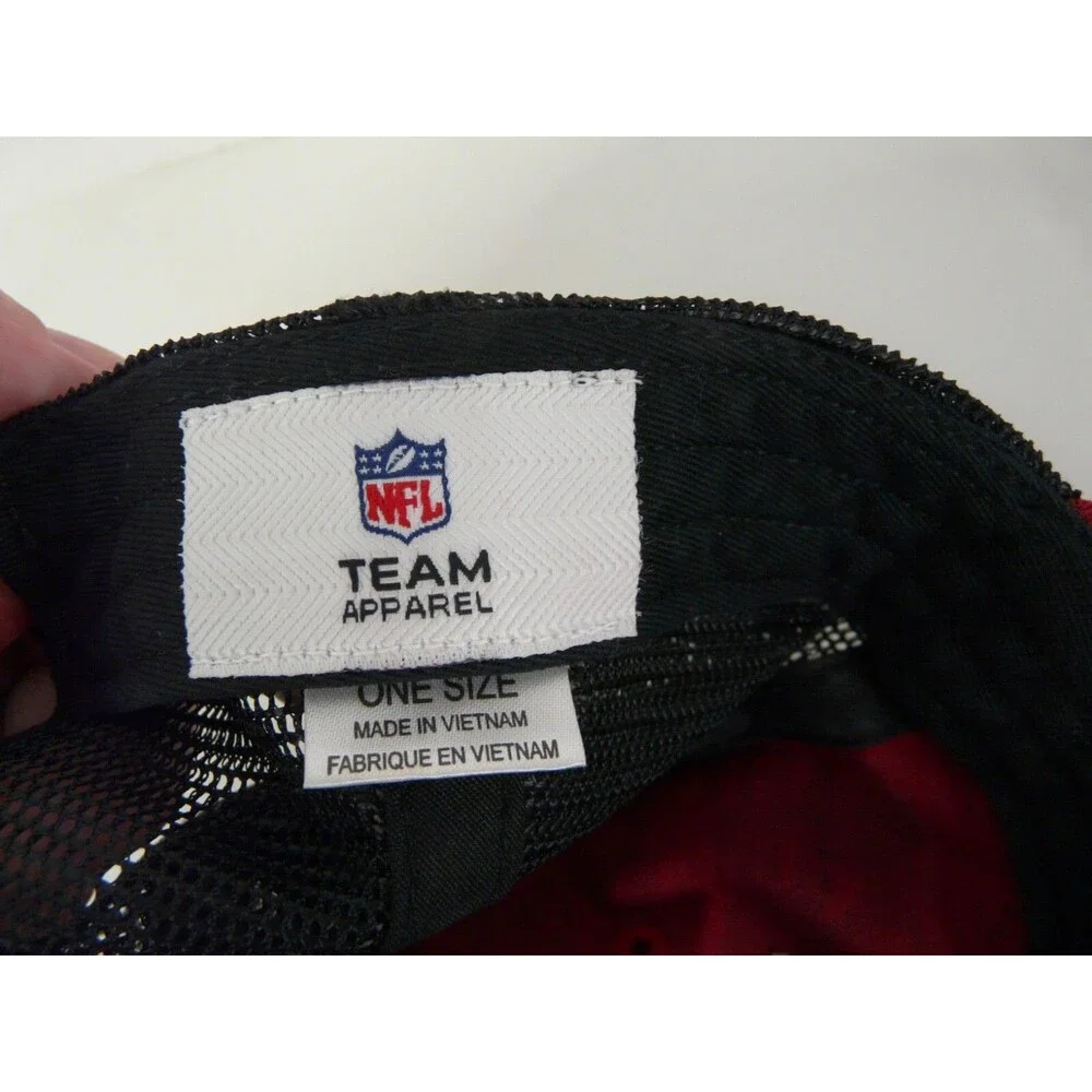 Arizona Cardinals Hat One Size Snapback Red and Black NFL Team Apparel